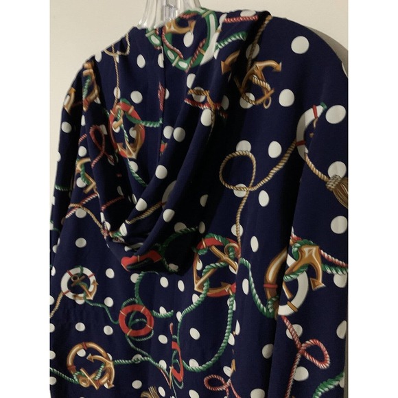 Vintage Triples Polyester Nautical Jacket Women's Size Large - Picture 7 of 10